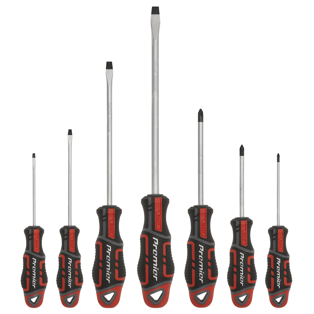 GripMAX® Screwdriver Set 7pc - Red AK4321