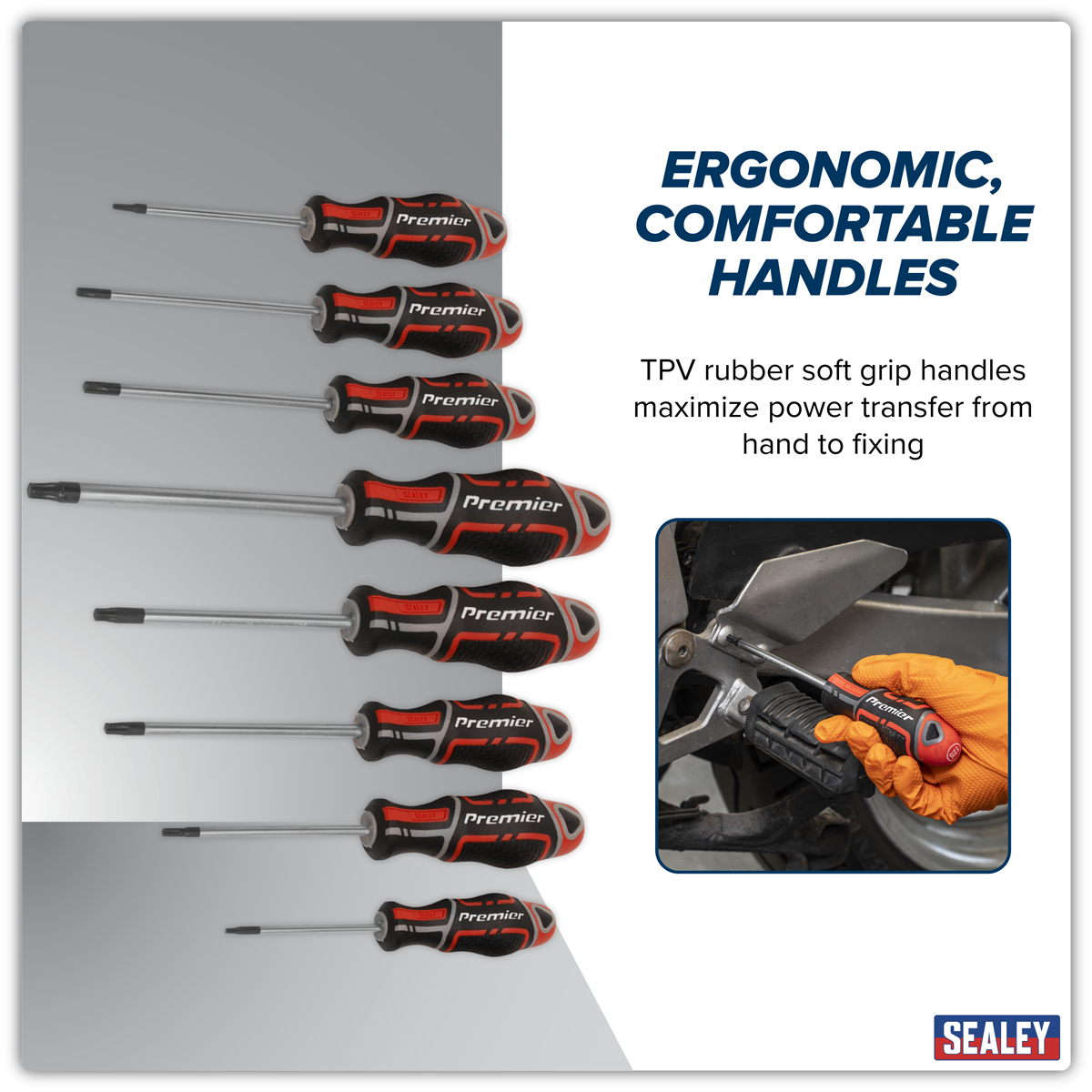 GripMAX® Security TRX-Star* Screwdriver Set 8pc - Red AK4323