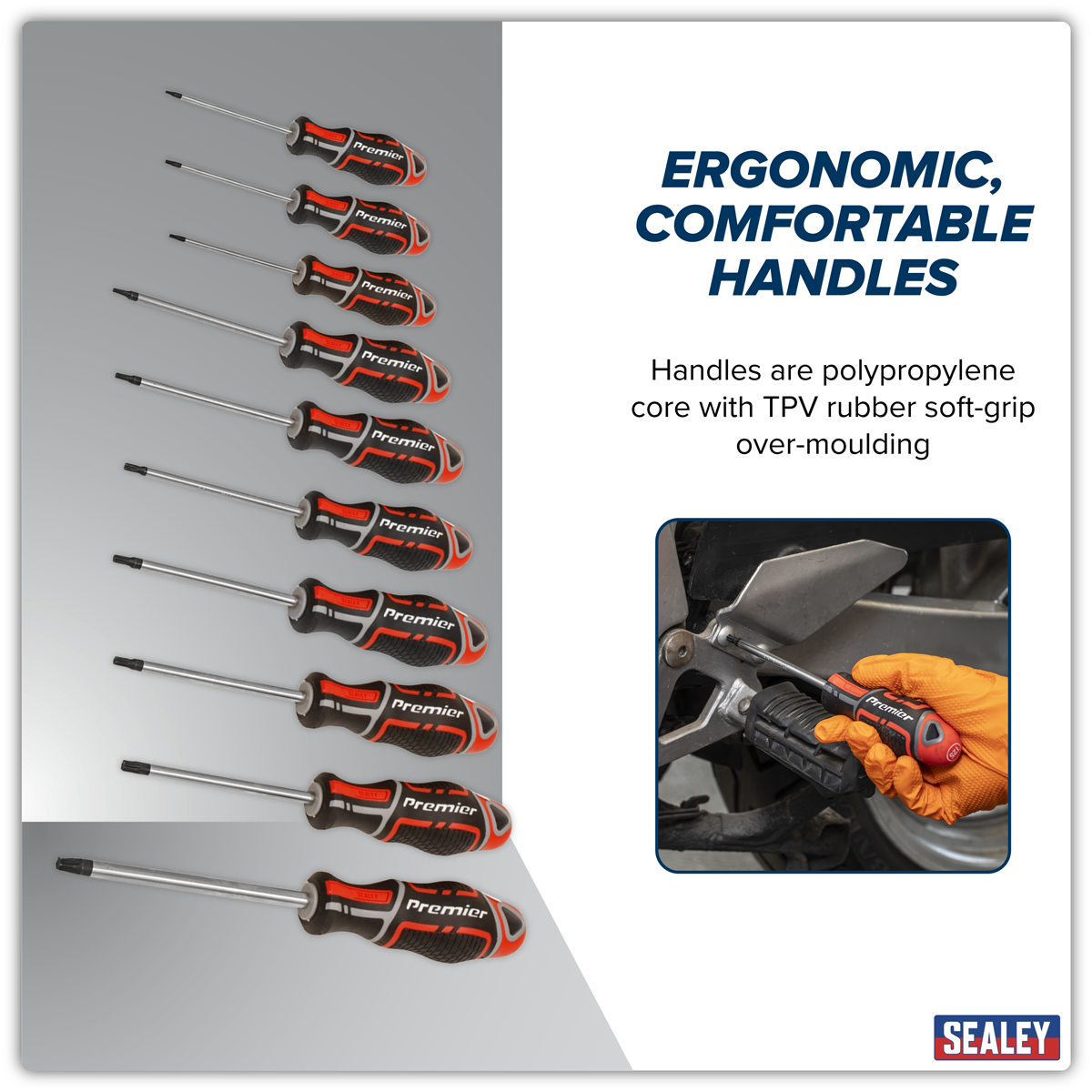 GripMAX® TRX-Star* Screwdriver Set 10pc - Red AK4324