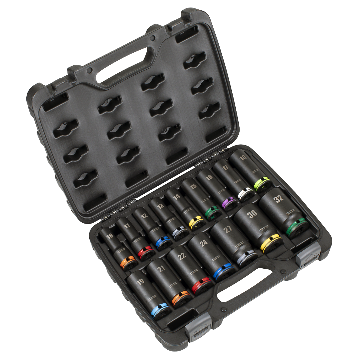 Lock-On™ Deep Impact Socket Set 1/2"Sq Drive 16pc AK58170M