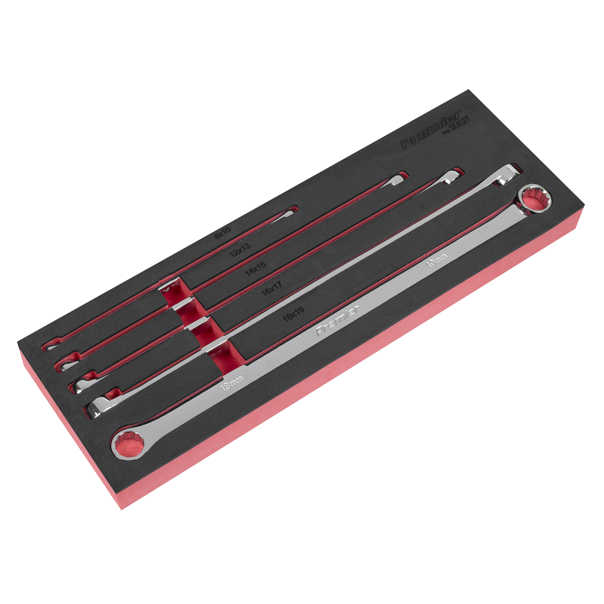 Extra-Long Double End Ring Spanner Set 5pc AK63110