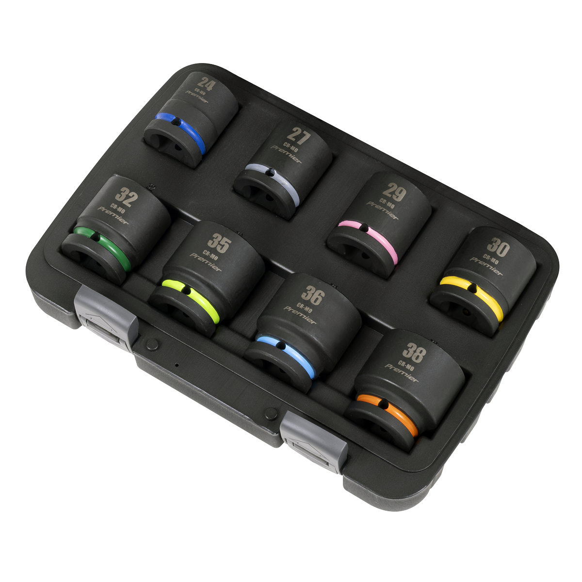 Impact Socket Set 3/4"Sq Drive 8pc AK8890M