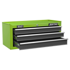 Mid-Box Tool Chest 3 Drawer - Green/Grey AP22309BBHV