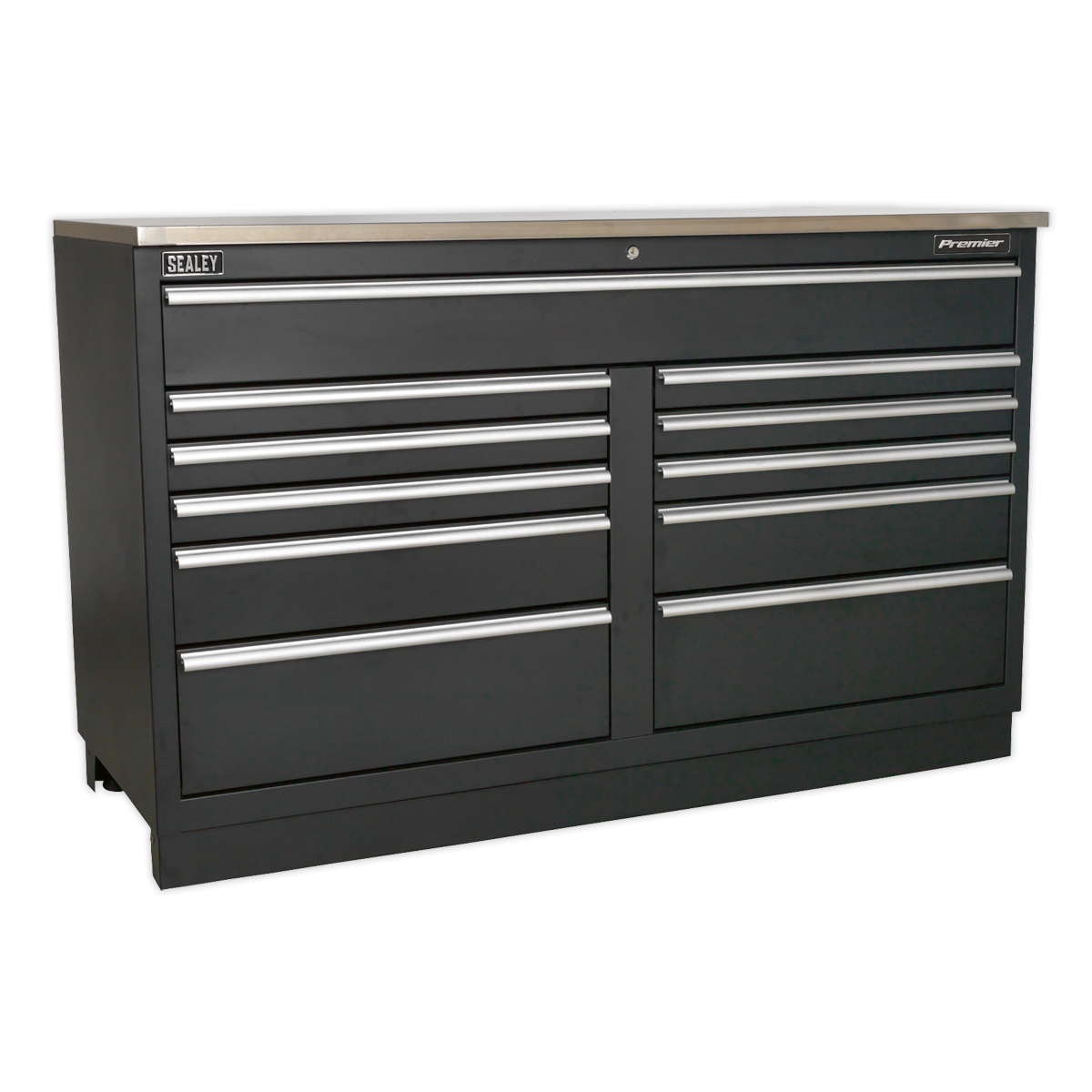 Storage System with Stainless Worktop 2.33m APMSCOMBO4SS