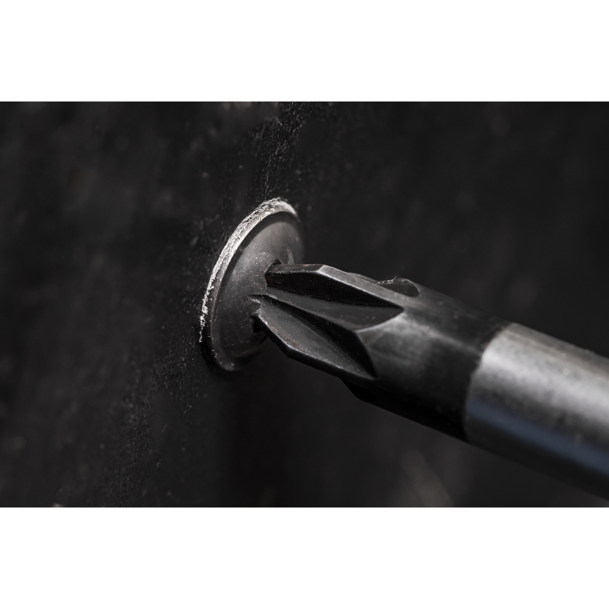 Self-Tapping Pozi Flanged Head Screw 3.5 x 19mm, Black - Pack of 100 BST3519