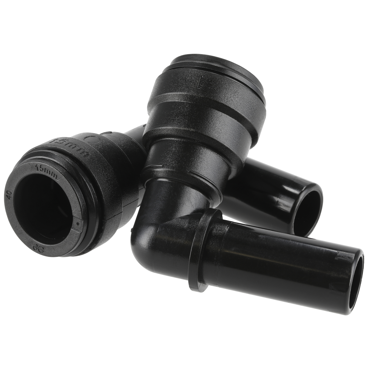 John Guest® Stem Elbow 15mm - Pack of 2 CAS15SE