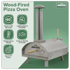 Wood-Fired Pizza Oven 14" - Stainless Steel DG11