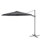 Cantilever Parasol with 360° Rotation, Tilt & Cover 3m - Grey DG267