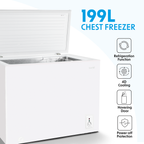 Freestanding Chest Freezer 199L Capacity - White DH111