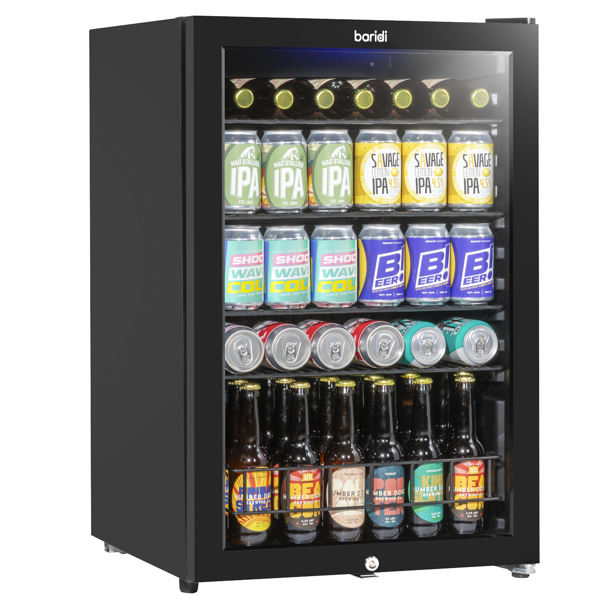 Under-Counter Drinks/Beer & Wine Fridge 115L Capacity DH223