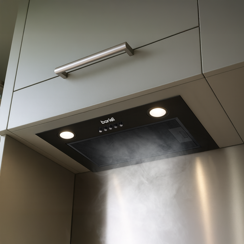 Cooker Hood with 5 Layer Filter 52cm - Black DH285