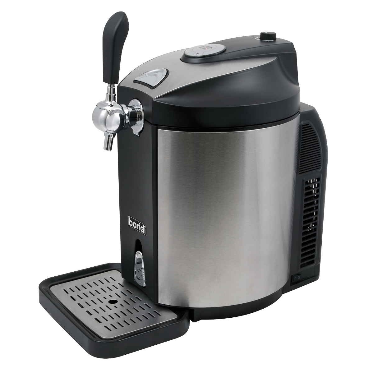 Mini Keg Draft Beer Dispenser Tap with Integrated Cooling 5L Capacity DH49