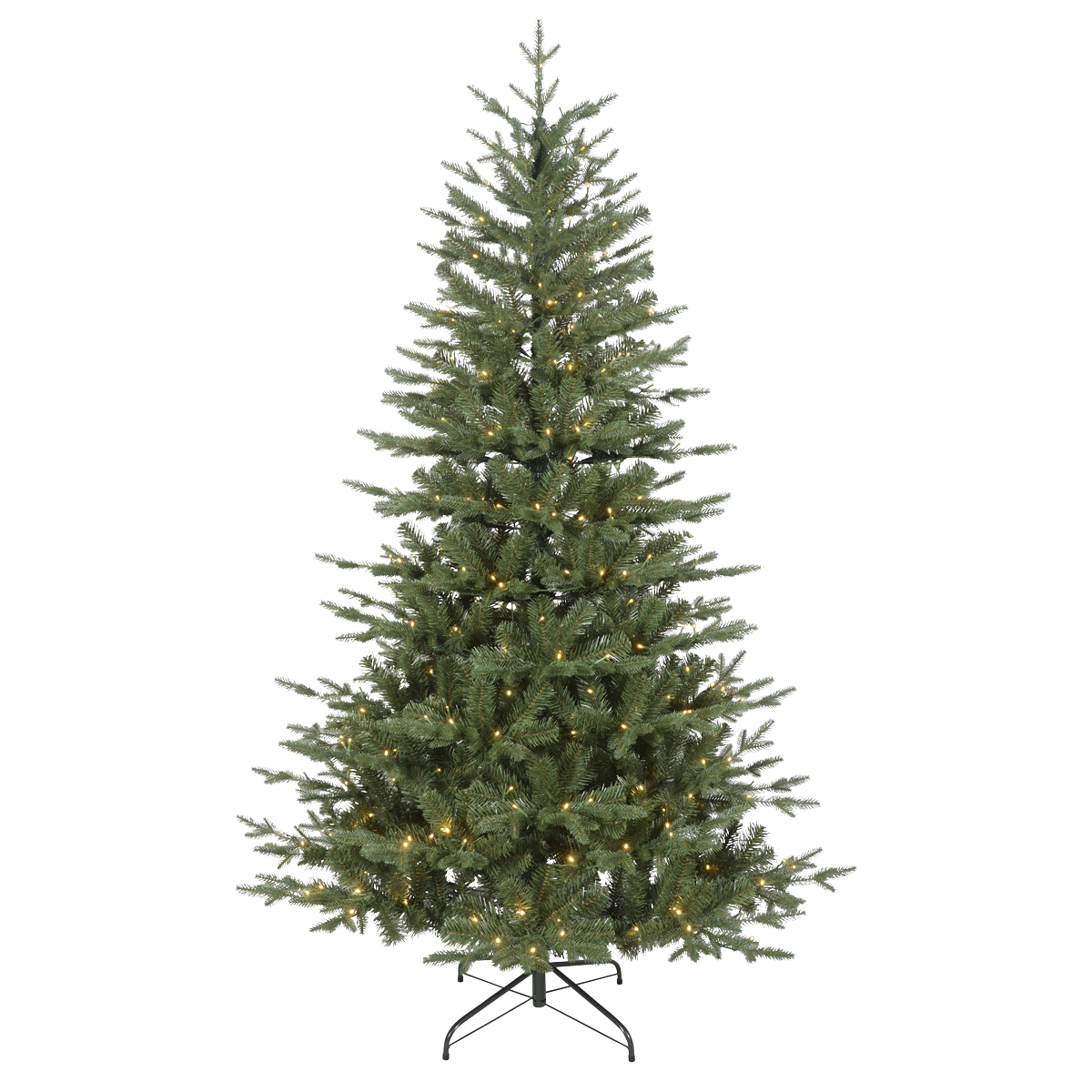 Pre-Lit Hinged Christmas Tree with 190 Warm White LED Lights 5ft(150cm) DH80