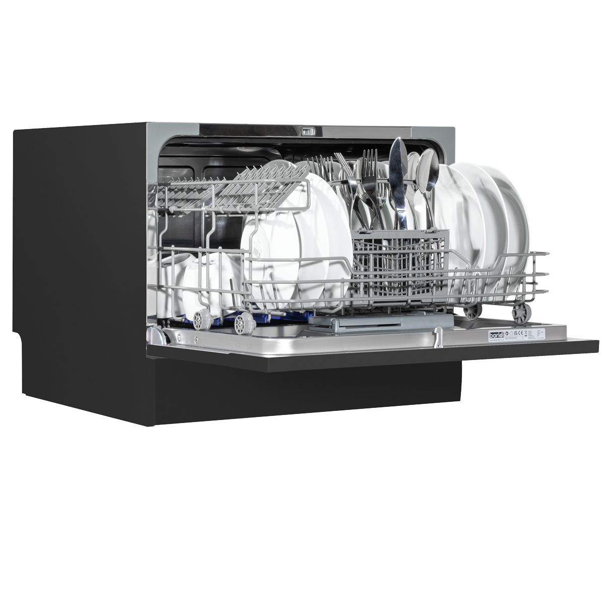 Tabletop Dishwasher 6 Place Settings 6.5L Capacity - Black DH85