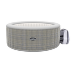 4-6 Person Inflatable Hot Tub/Spa with Smart Pump - Rattan Effect DL91