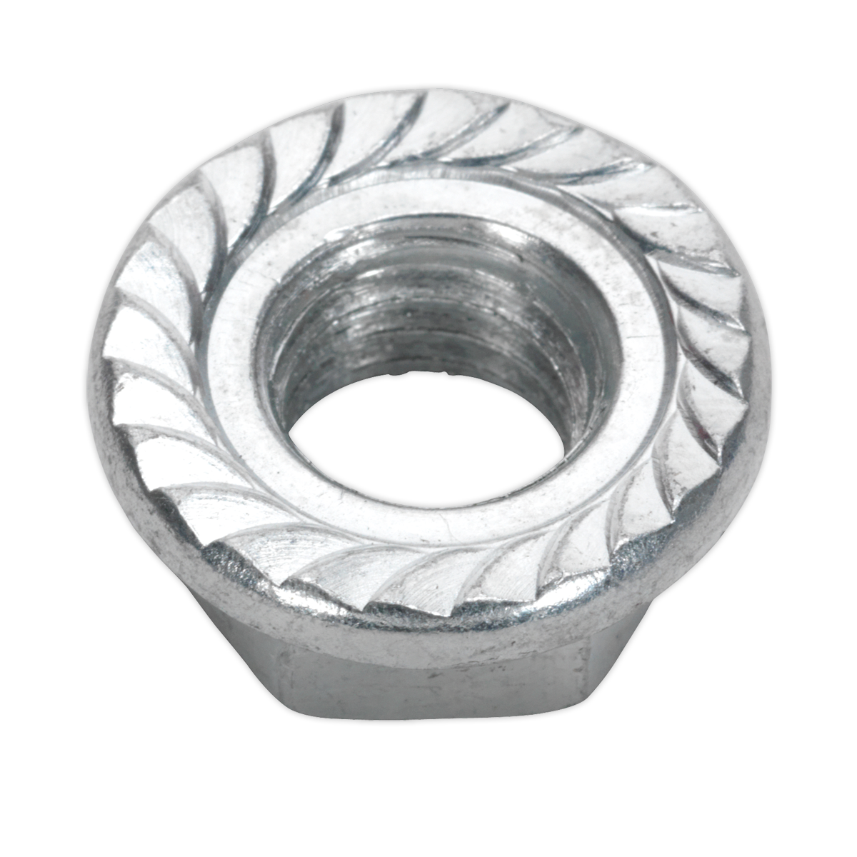 Zinc Plated Serrated Flange Nut M12 - Pack of 50 FN12