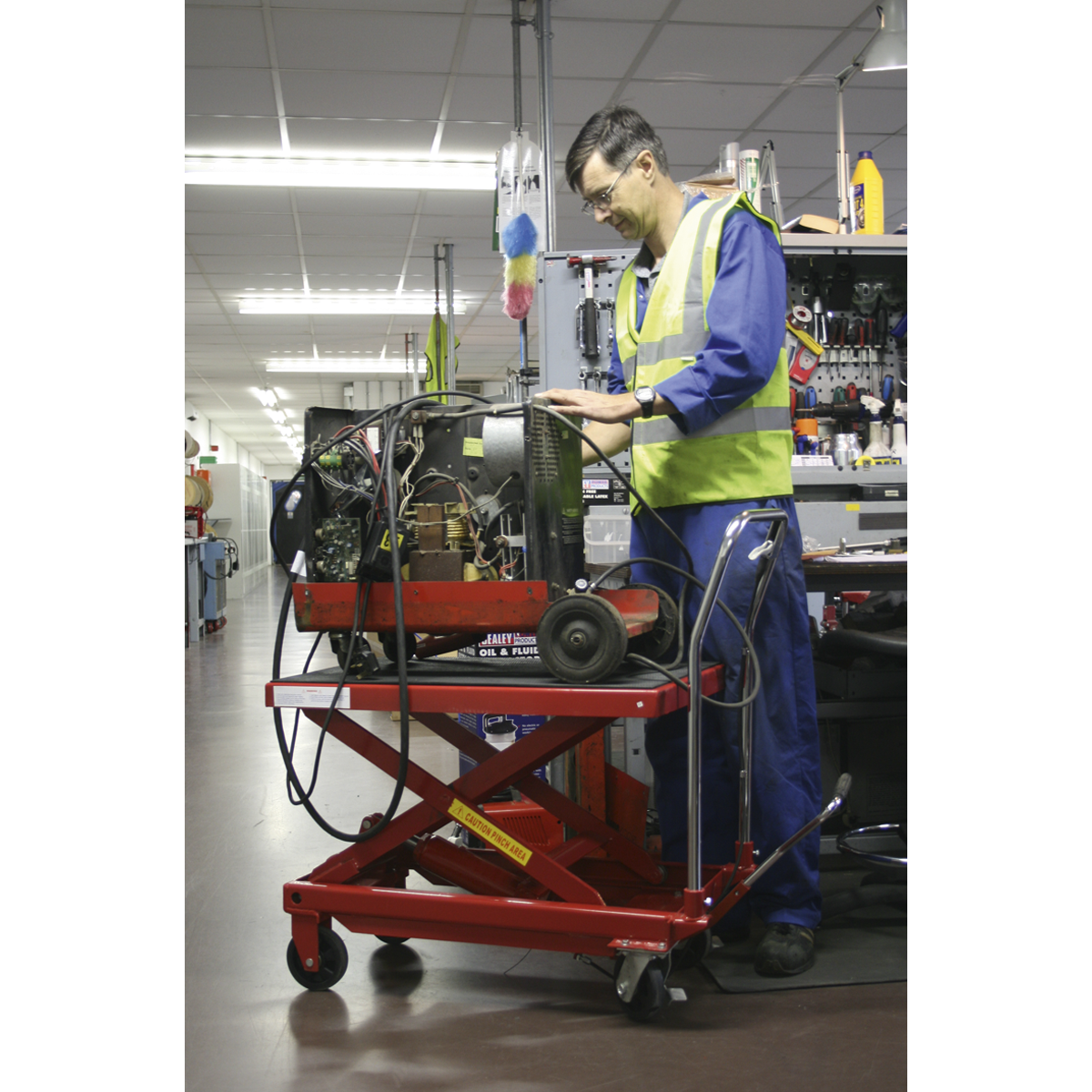 Hydraulic Scissor Lift Platform Table 500kg Capacity HPT500