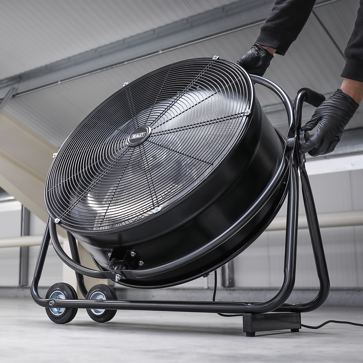 24" Industrial High Velocity Orbital Drum Fan 230V HVF24S