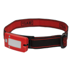 Rechargeable Head Torch with Auto-Sensor 2W COB LED - Red LED360HTR