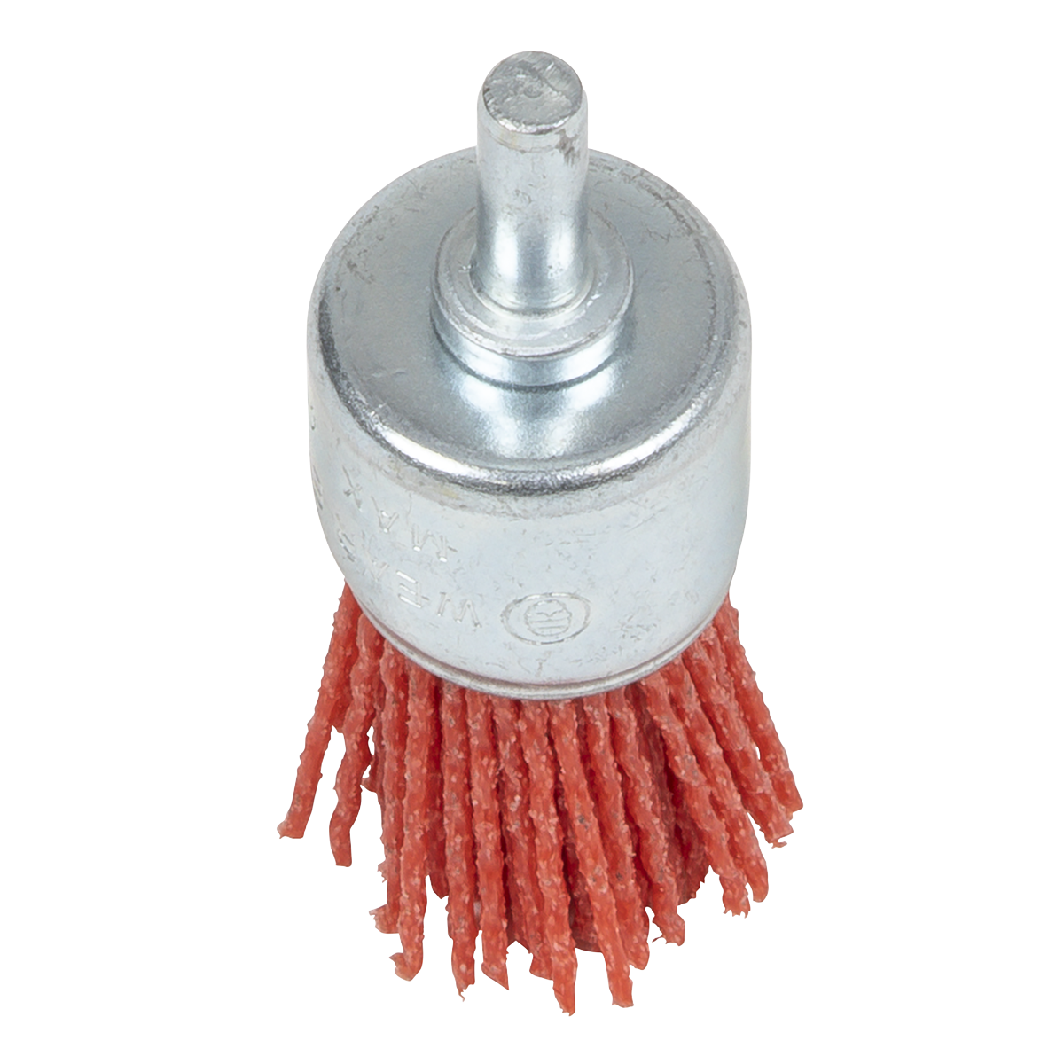 25mm Nylon Filament End Brush with 6mm Shaft NFBE25