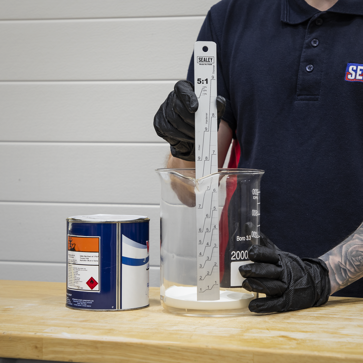 Aluminium Paint Measuring Stick 5:1/5:3 PA08