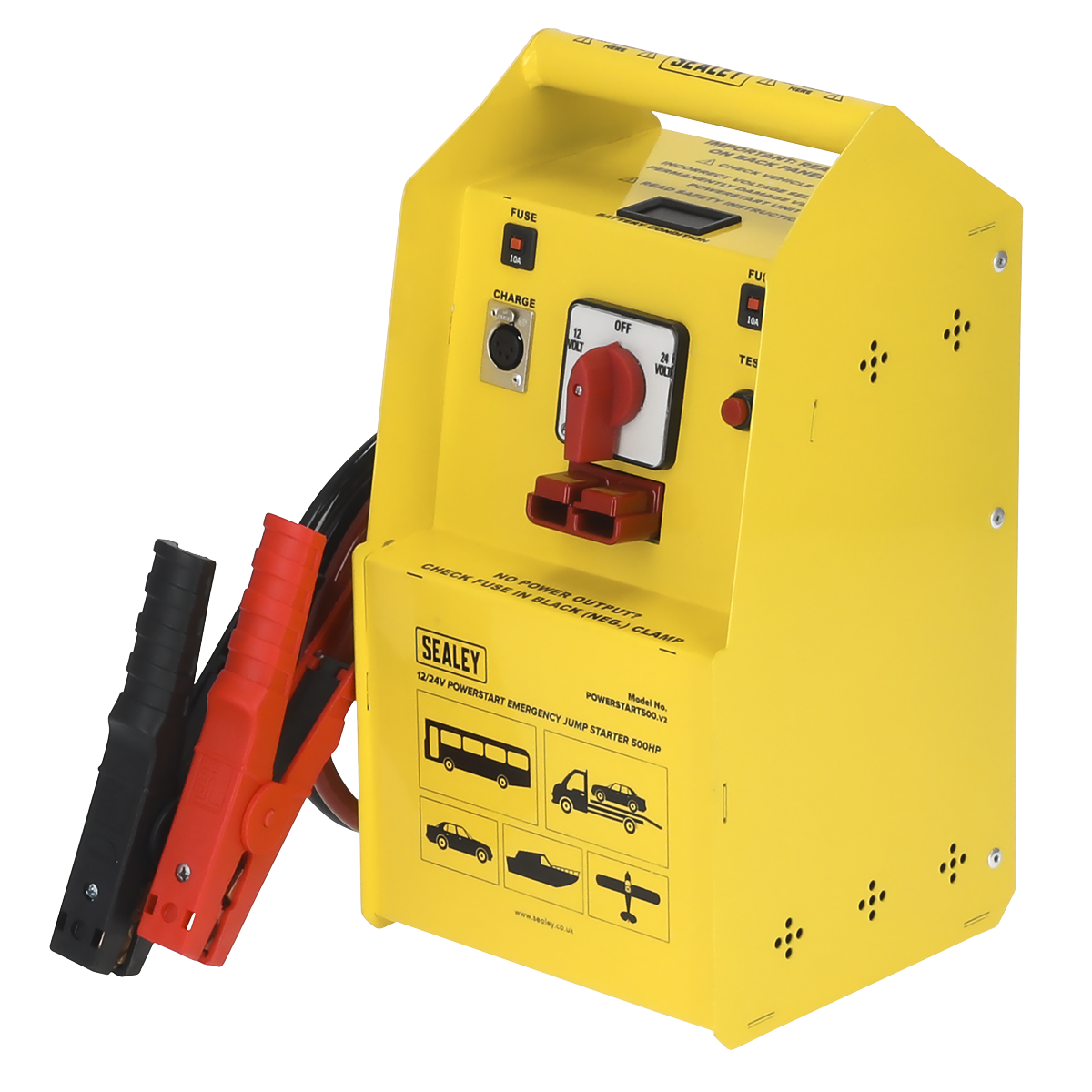 12/24V Emergency Jump Starter 500hp Start POWERSTART500