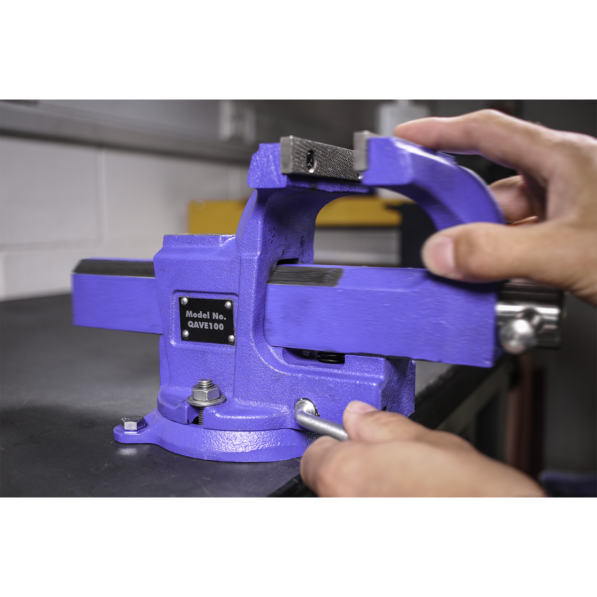 Quick Action SG Iron Vice with Swivel Base 100mm QAVE100