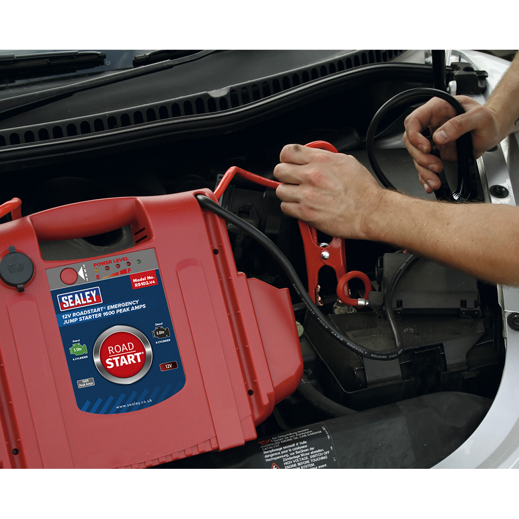 12V Emergency Jump Starter 1600 Peak Amps RS102