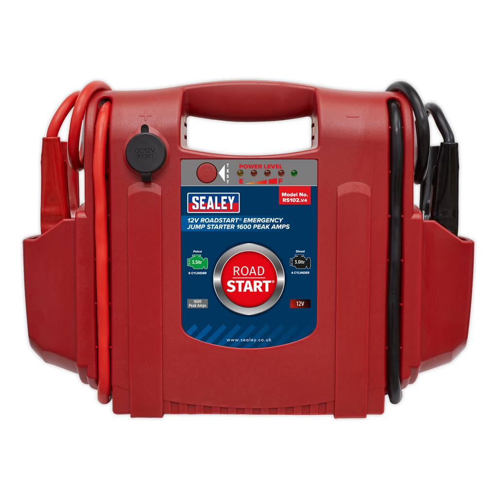 12V Emergency Jump Starter 1600 Peak Amps RS102