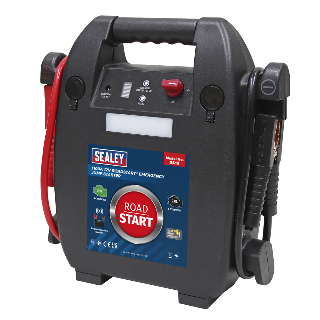 12V Emergency 4-Cylinder Jump Starter 2L RS1B