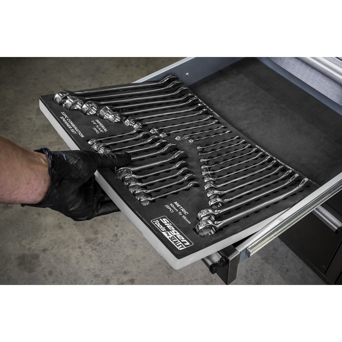Metric/Imperial Combination Spanner Set 32pc S01239