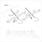 Ladder Roof Rack Clamps SLC2