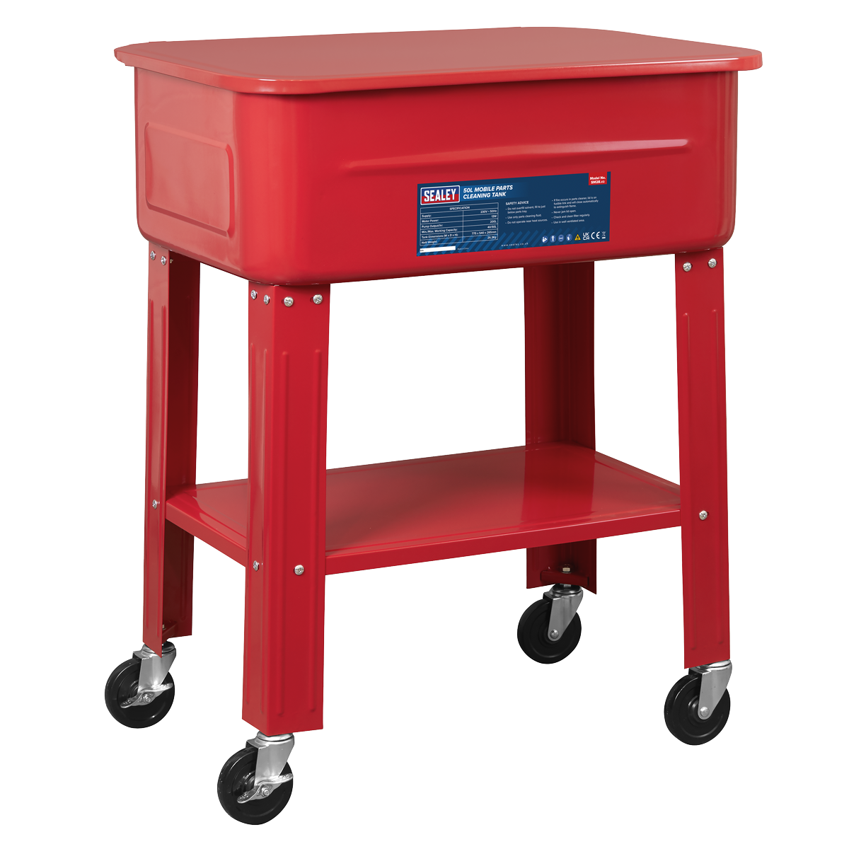 Mobile Parts Washer 50L SM28