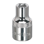 Fully Polished Socket 1/2"Sq Drive 8mm SP1208