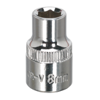 Fully Polished Socket 3/8"Sq Drive 8mm SP3808