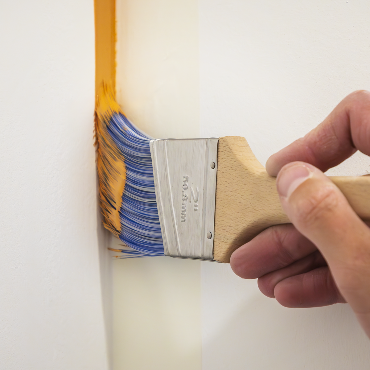 Wooden Handle Cutting-In Paint Brush 50mm SPBA50