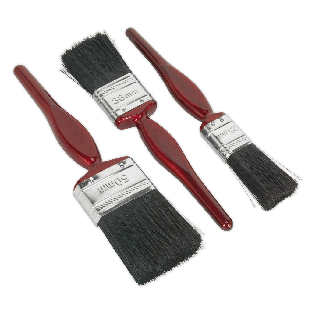 Pure Bristle Paint Brush Set 3pc SPBS3