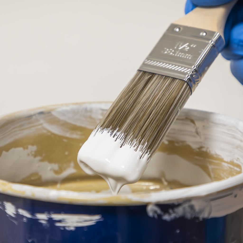 Wooden Handle Paint Brush Set 5pc SPBS5W