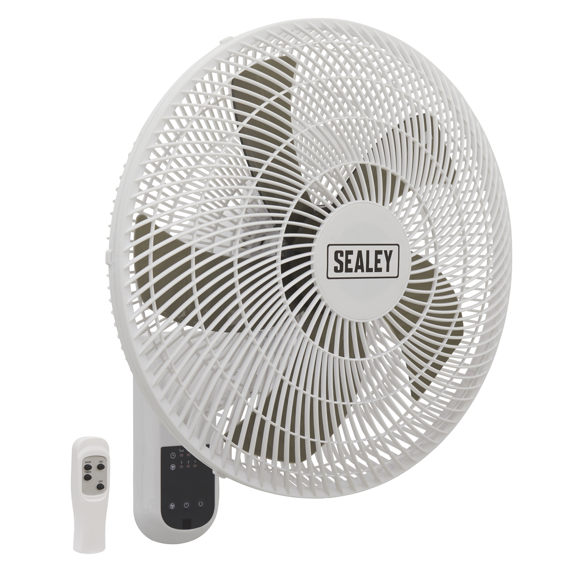 16" Wall Fan with Remote Control 3-Speed 230V SWF16WR
