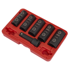 Impact Wheel Nut/Removal Flip Socket Set 1/2"Sq Drive 6pc SX271