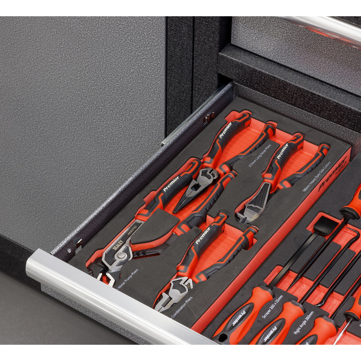 Pliers Set with Tool Tray 4pc TBT56