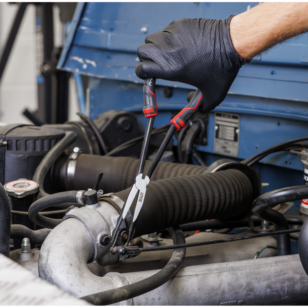 Long Needle Nose Pliers Set with Tool Tray 3pc TBT58