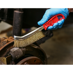 Wire Brush Brassed Steel with Plastic Handle WB05/R