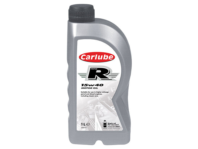 Triple R 15W-40 High Mileage Oil 1 litre                                        