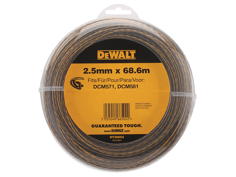 DT20652 String Trimmer Line 2.5mm x 68.6m                                       