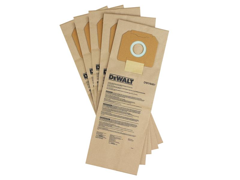 DWV9401 Paper Dust Bag (Pack 5)                                                 