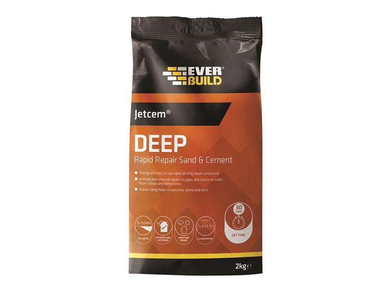 Jetcem Premix Sand & Cement Grey 12kg (2 x 6kg Packs)                           