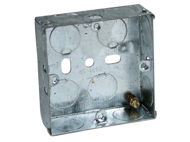 Metal Socket Box 35mm (Pack 10)                                                 