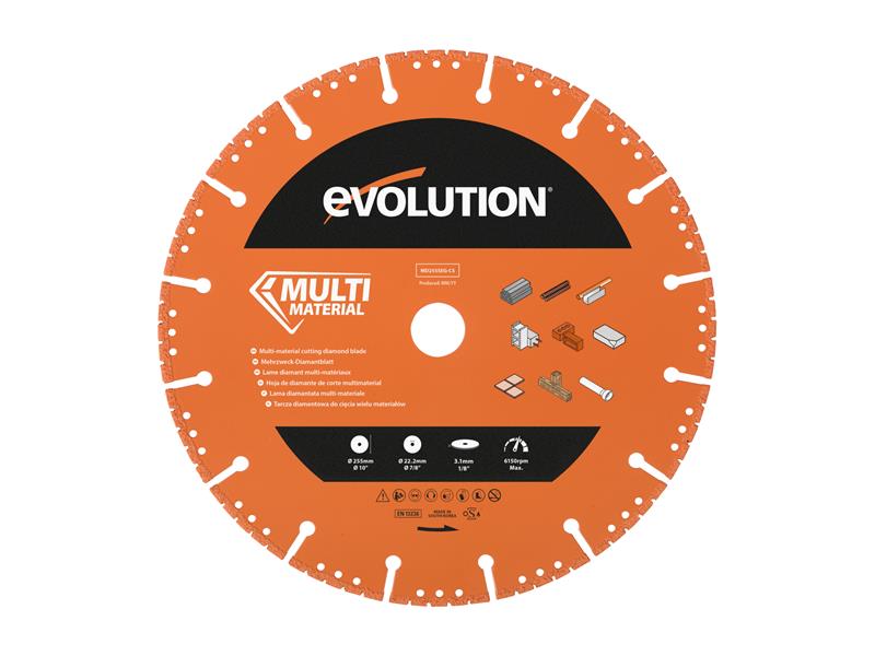 Multi-Material Diamond Demolition Disc Cutter Blade 255 x 22.2mm                