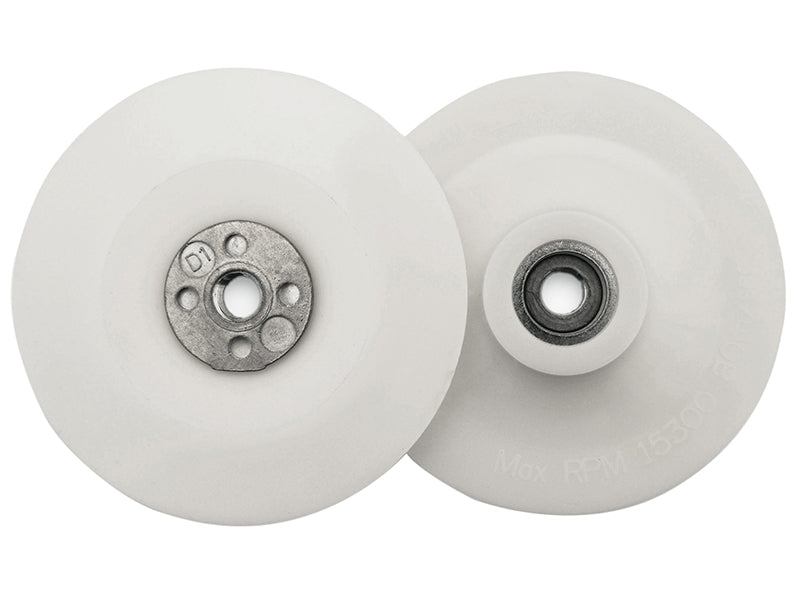 Angle Grinder Pad White 100mm (4in) M10 x 1.25                                  